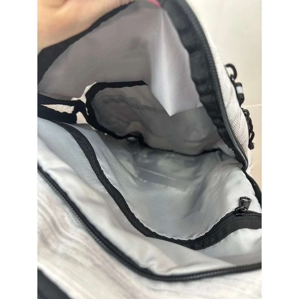 Adidas Prime 7 Backpack (17 inch) Light Gray & Black book bag